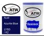 Preview: Audi, Azurite Blue, LY5D / K2: 500ml Lackdose, von ATW Autoteile West.